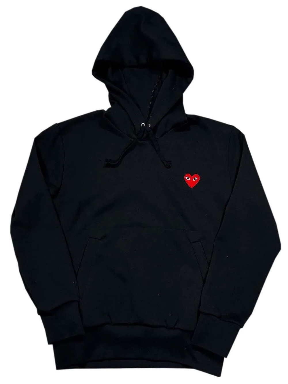 Comme des Garcons Play Black Hoodie (Size S)
